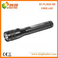 Bulk Sale 180lumen Aluminum Small Pocket Size cree 3w High Power led Torch Light With 2AA